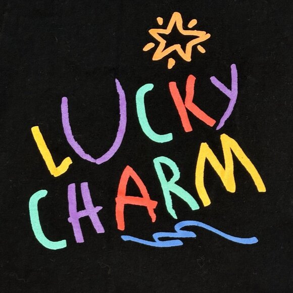 🌟 NWOT — BKYS Lucky Charm Doodle Tee — Men’s Large — Black Graphic T-Shirt 🌟 - Picture 9 of 11